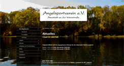 Desktop Screenshot of angelsportverein-nw.de
