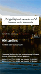 Mobile Screenshot of angelsportverein-nw.de
