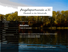 Tablet Screenshot of angelsportverein-nw.de